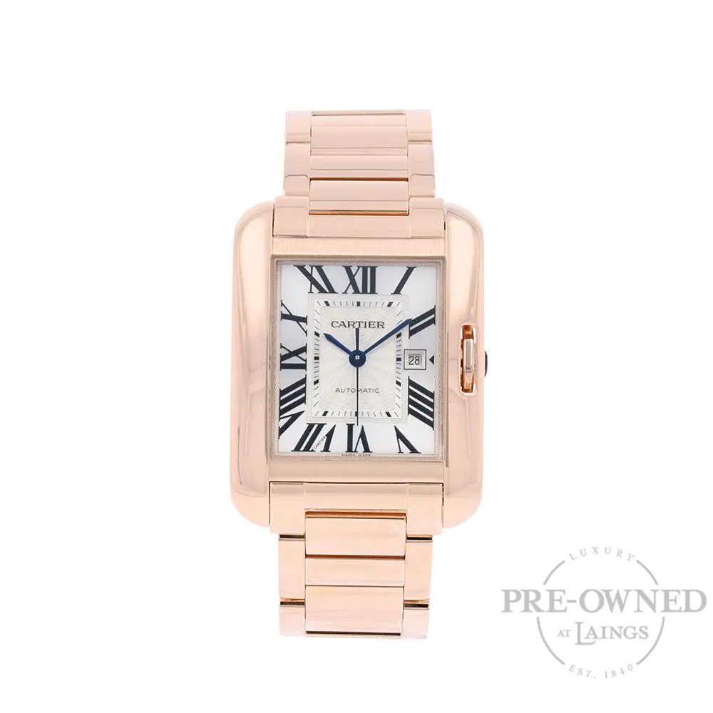 Cartier tank anglaise rose gold best sale