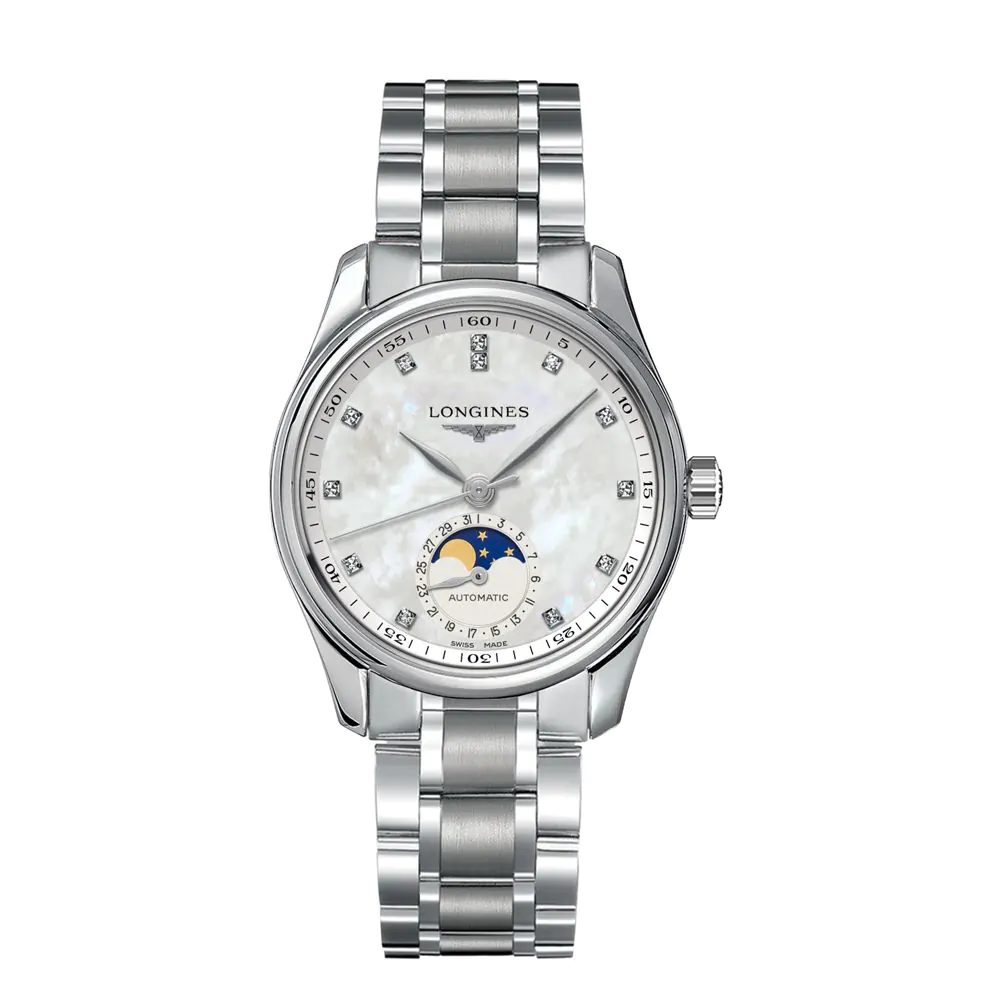 Master collection gmt outlet moonphase men's watch