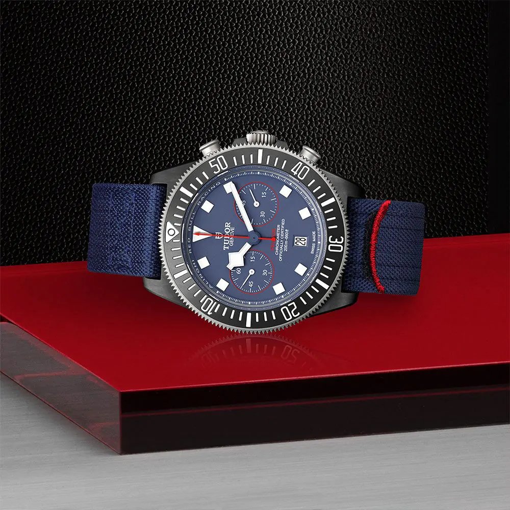 Tudor red and clearance blue