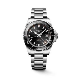 Longines Hydroconquest GMT 41mm Watch L3.790.4.56.6 Laings