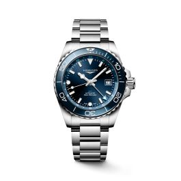 Longines Hydroconquest GMT 41mm Watch L3.790.4.96.6 Laings