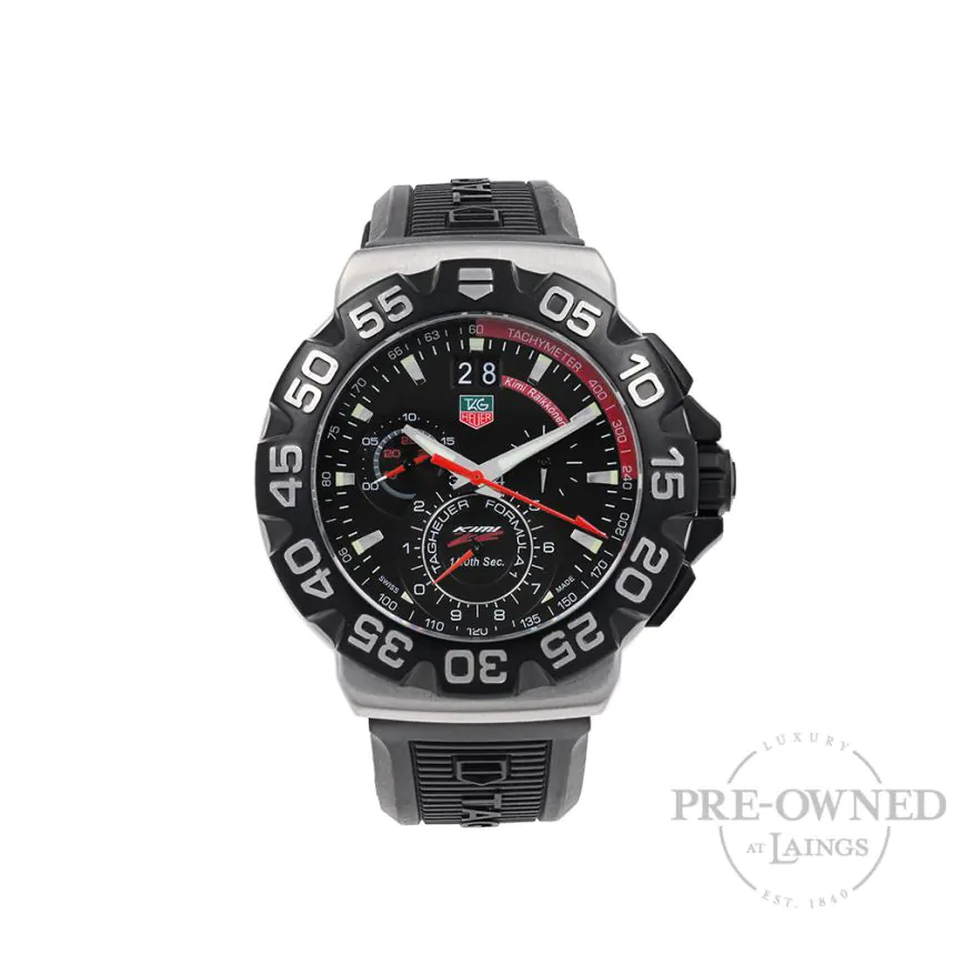 Pre-Owned TAG Heuer Formula 1 Limited Edition Kimi Raikkonen 44mm Watch CAH1014.BT0718