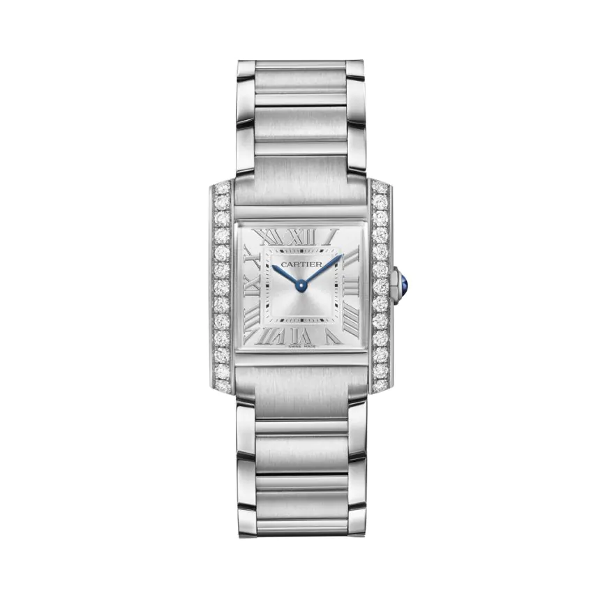 CRWSTA0041 - Tank Must de Cartier watch - Large model, high autonomy quartz  movement, steel, leather - Cartier