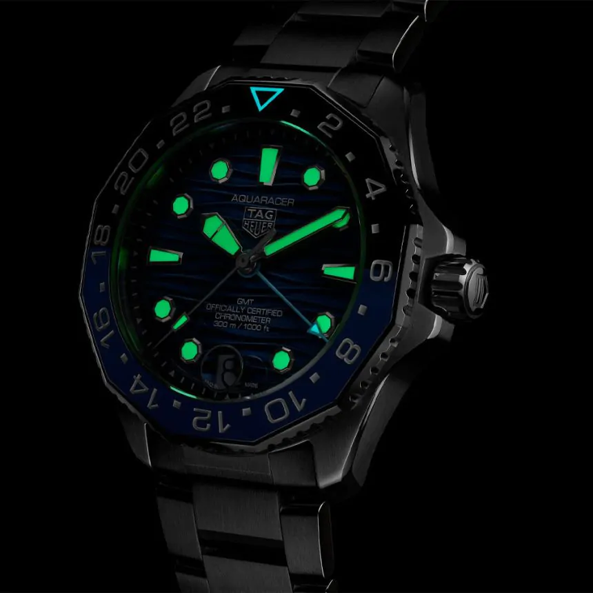 TAG Heuer Aquaracer Professional 300 GMT 42mm Watch WBP5114.BA0013