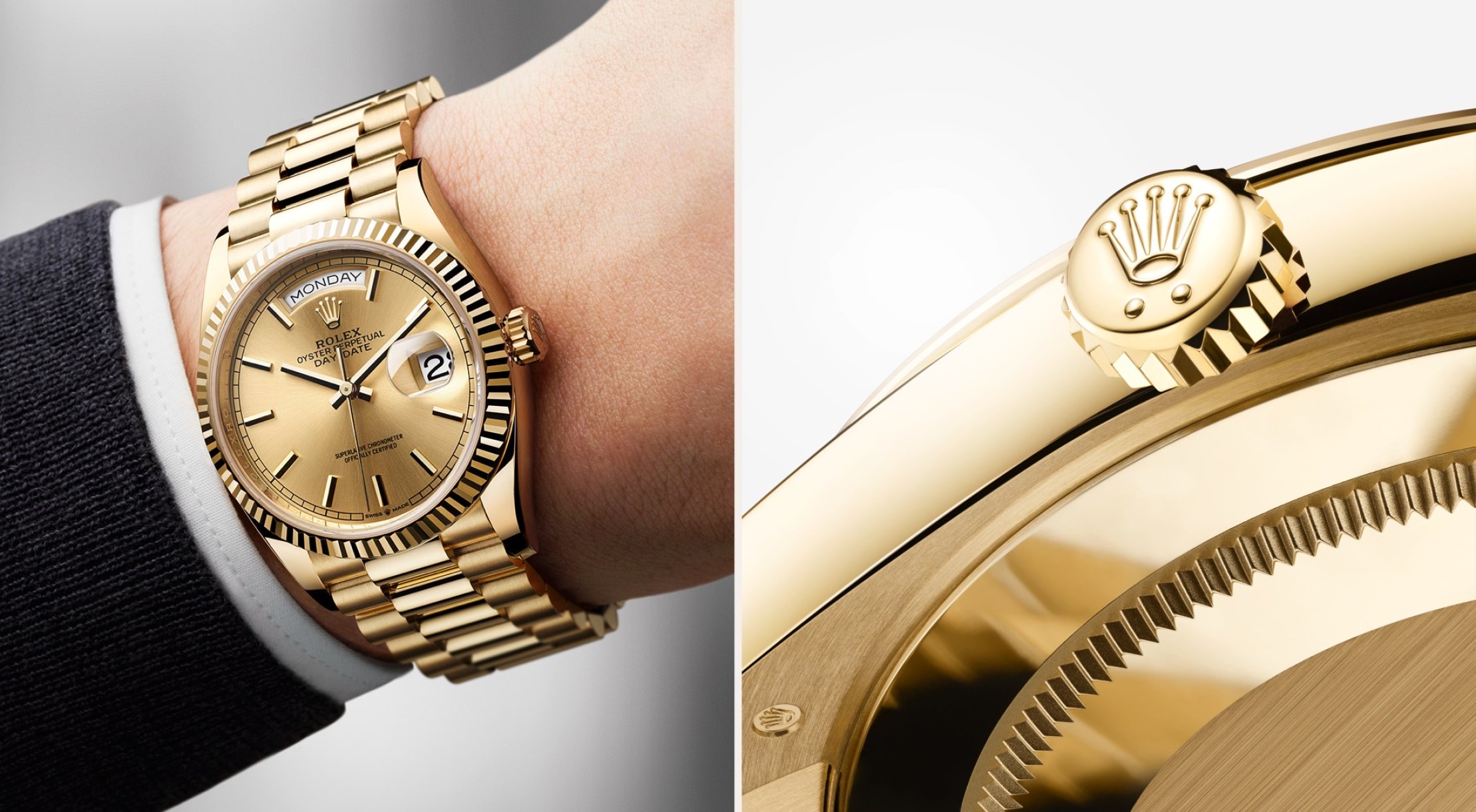 Rolex day date style watch online